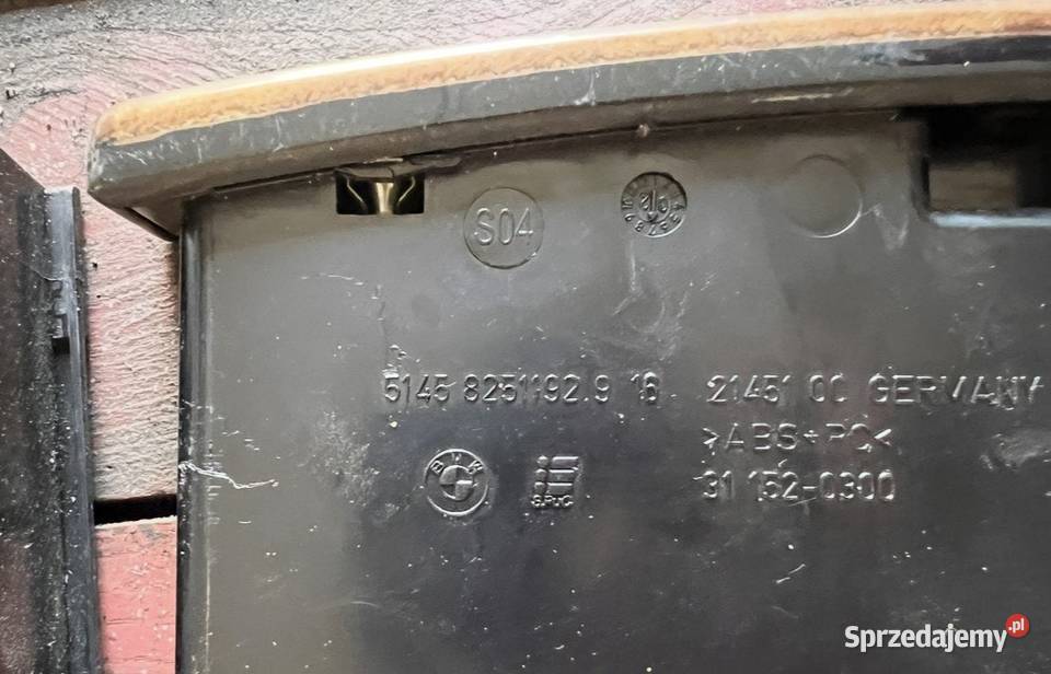 BMW E65 E66 Schowek Konsoli Centralnej Drewno osobowe Popielniczki Kielce