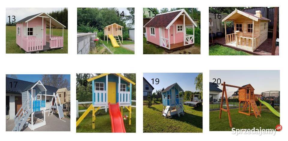 Domek drewniany plac zabaw Straszęcin sprzedam