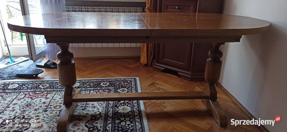 Sprzedam stół6 krzesel 90cm mazowieckie Warszawa