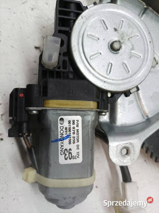 MECHANIZM SZYBY LEWY PRZÓD 96870316 Chevrolet świętokrzyskie