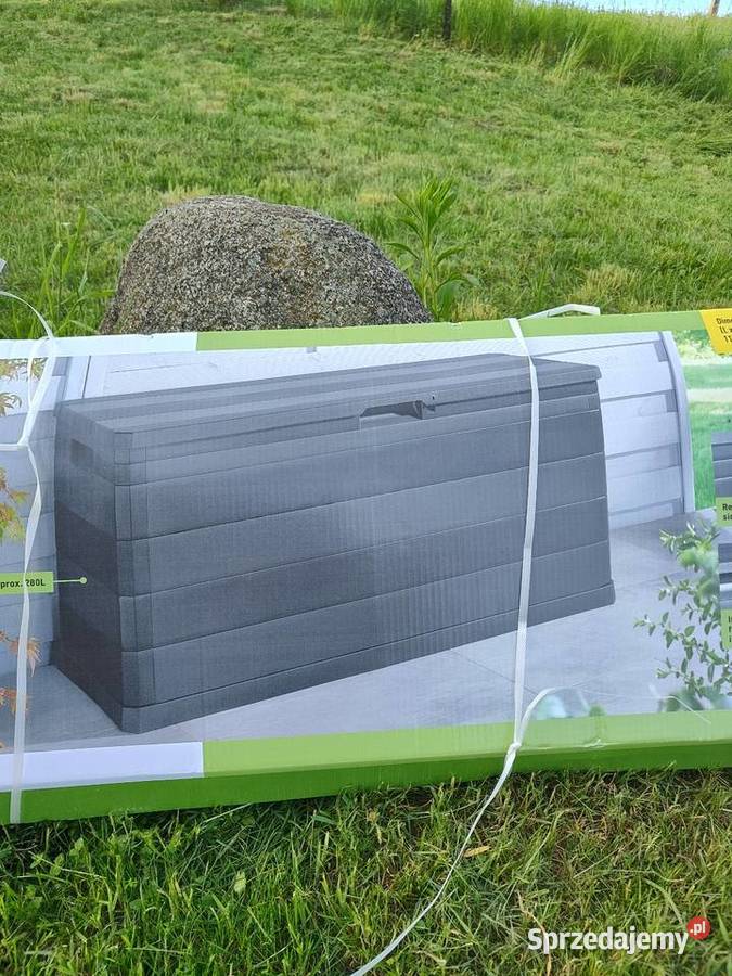 Skrzynia ogrodowa na działkę tworzywo sztuczne