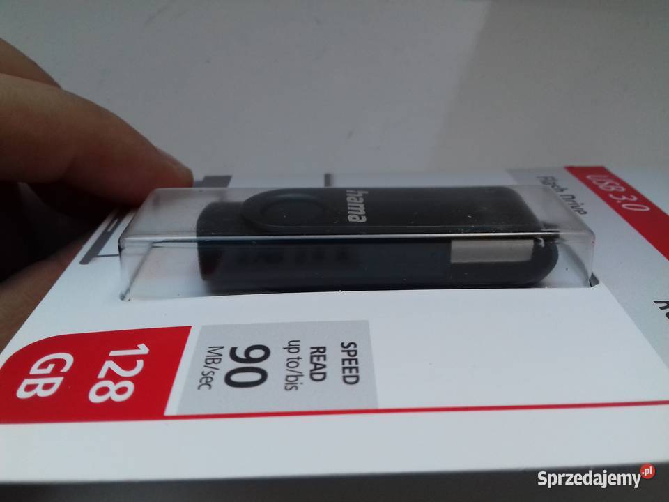 Pamięć USB pendrive 128GB HAMA Rotate Flash Pojemność 64GB+ Bydgoszcz