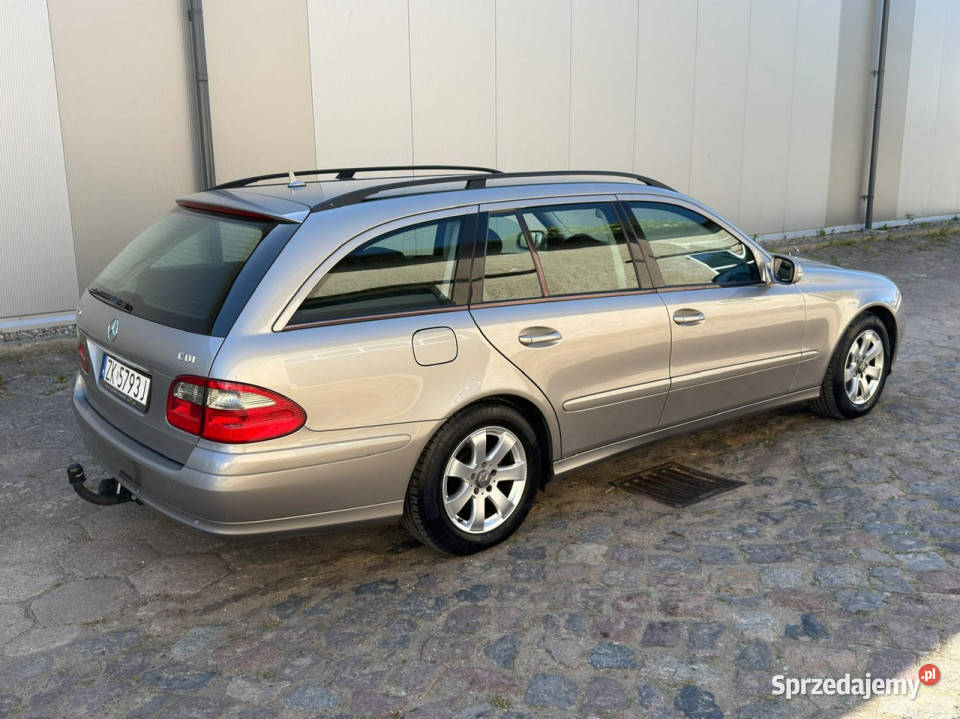 Mercedes E 220 E220 CDI 170 Lift Parktronic szary Mercedes-Benz Koszalin sprzedam