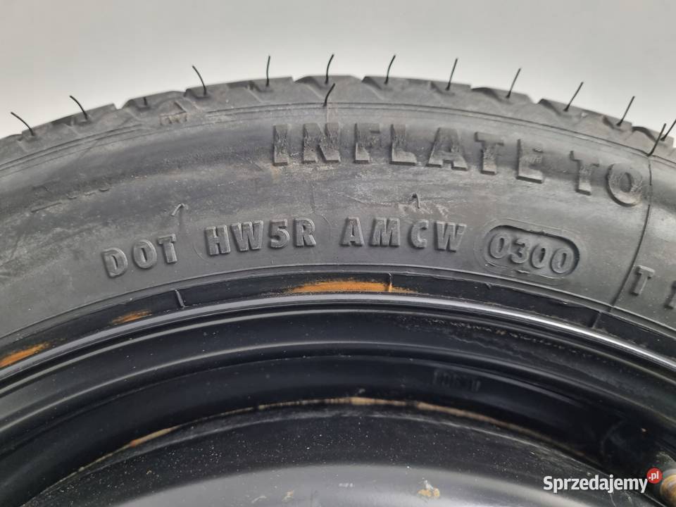 KOŁO ZAPASOWE DOJAZDOWE 11570 R15 Volvo S70 V70 Rudka