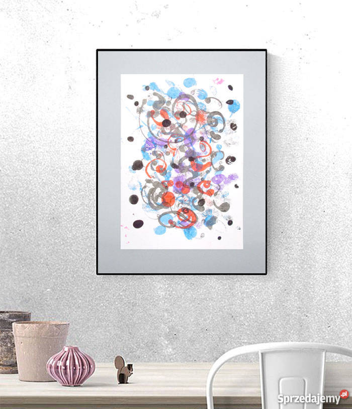 lofty dekoracja grafika do loftów abstrakcja do