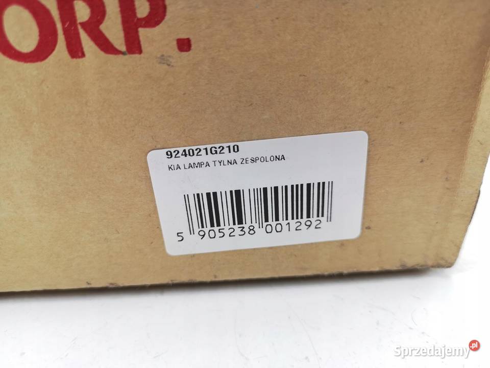 LAMPA PRAWY TYŁ KIA RIO 20052011 ORYGINALNA