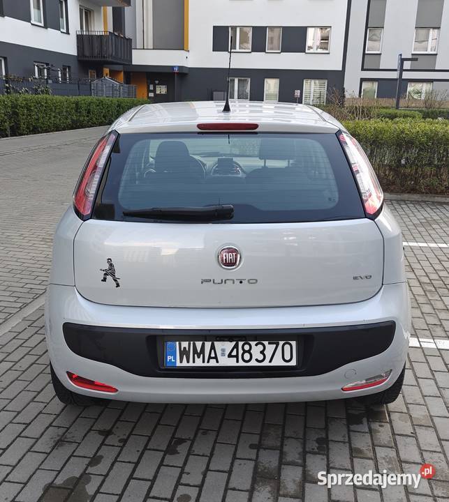 Fiat Punto Evo 14 2010 Biały Perłowy Punto Evo Warszawa sprzedam