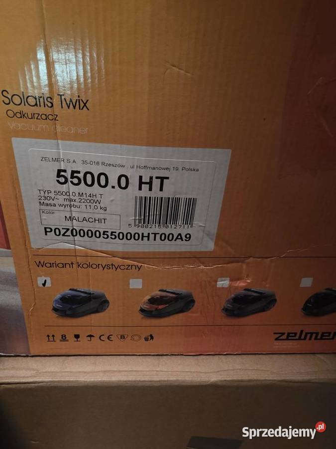 Odkurzacz Zelmer Solaris 5500 Tarnów