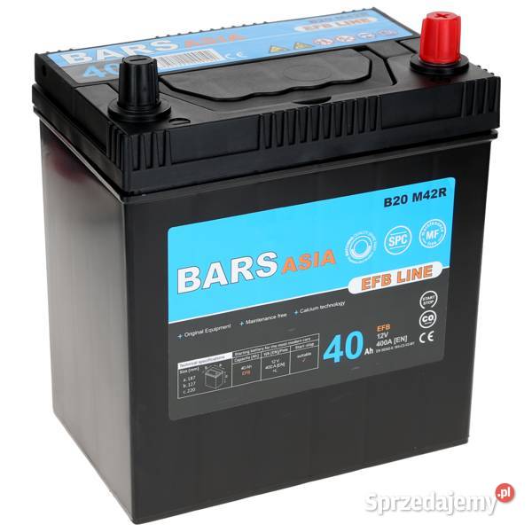 Akumulator Bars EFB LINE 12V 40Ah 400A P BF40B20 Akumulatory dolnośląskie sprzedam