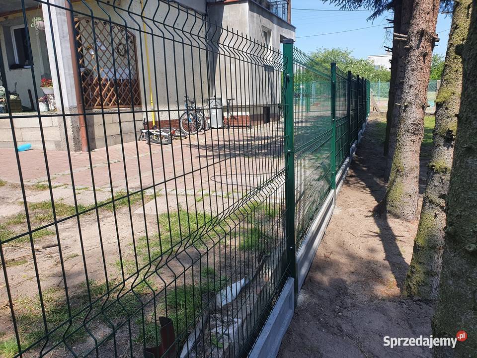 Ogrodzenie panelowe 3D 2D Panel 173 Podmurówka Kwidzyn