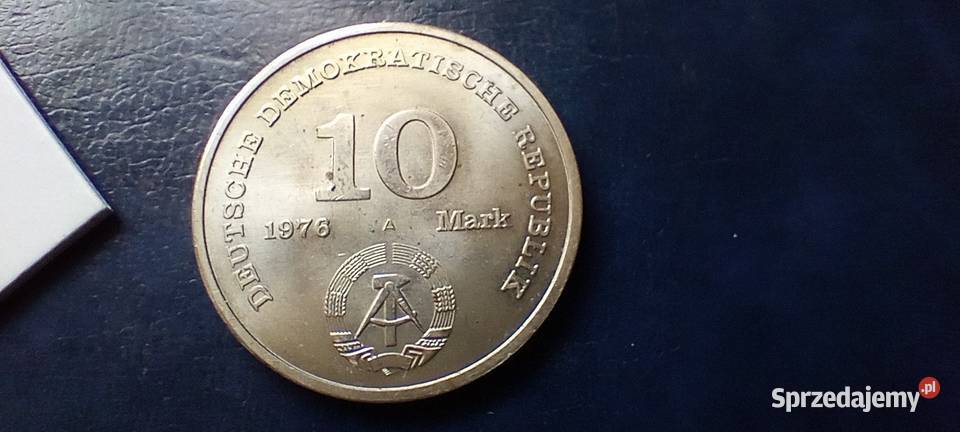 Stare monety 10 marek 1976 Niemcy Lesko
