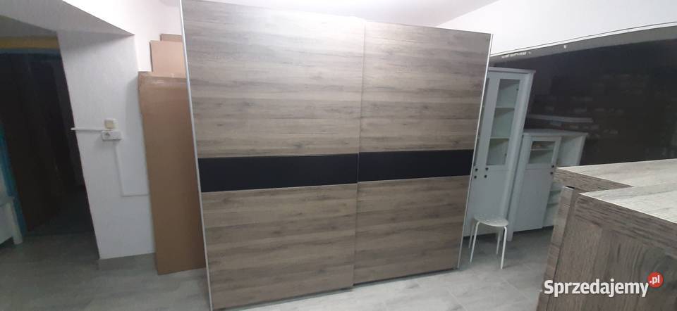 szafa przesuwna Victoria dąb san remo ciemny Poznań