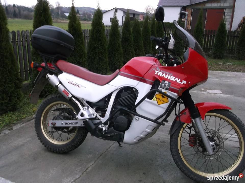 HUZAR EXHAUST wydech tłumik OWAL Honda Transalp Błażowa