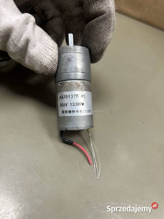Silnik 6VDC przekładnia GA25Y37045 133RPM 45 śląskie Gliwice