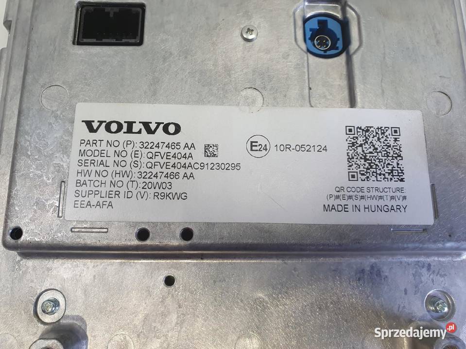 Volvo XC60 II V60 II V90 S90 WYŚWIETLACZ EKRAN Chełm sprzedam