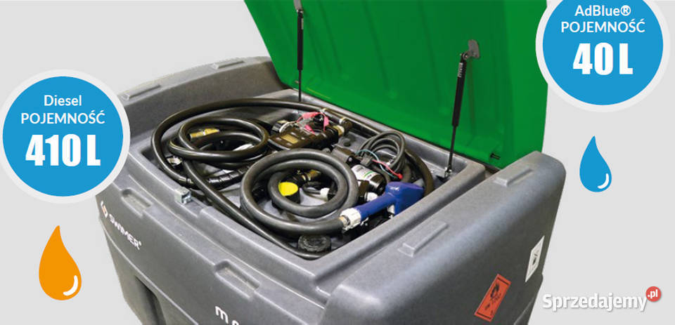 Zbiornik mobilny na ON i AdBlue 410L40L Legnica