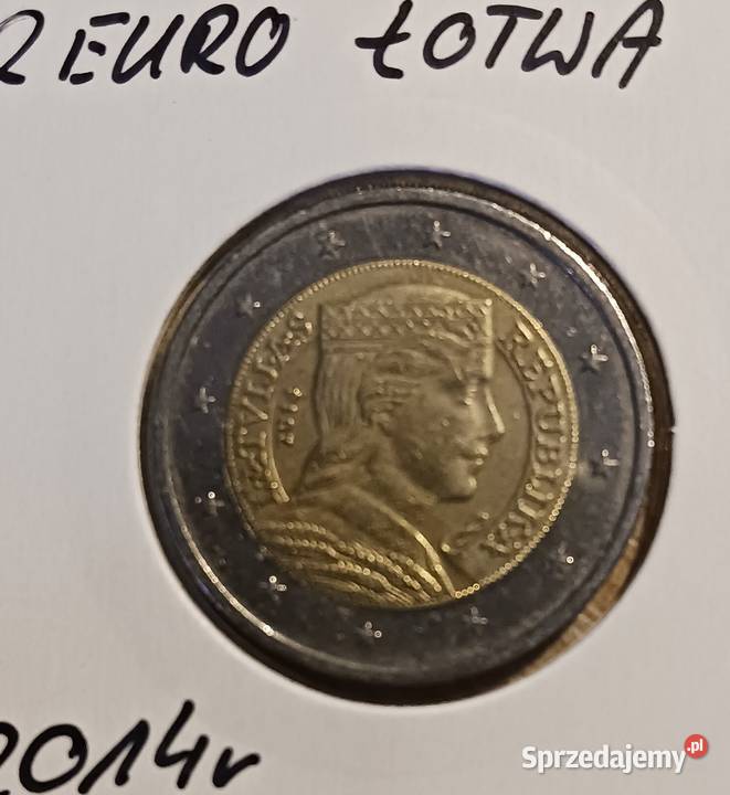 2 Euro Łotwa 2014 r Konin