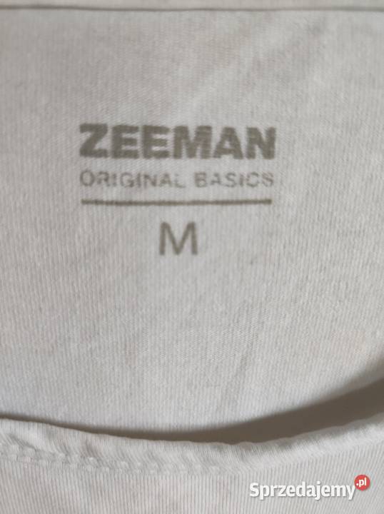 biała klasyczna koszulka letnia tshirt bluzka Kielce