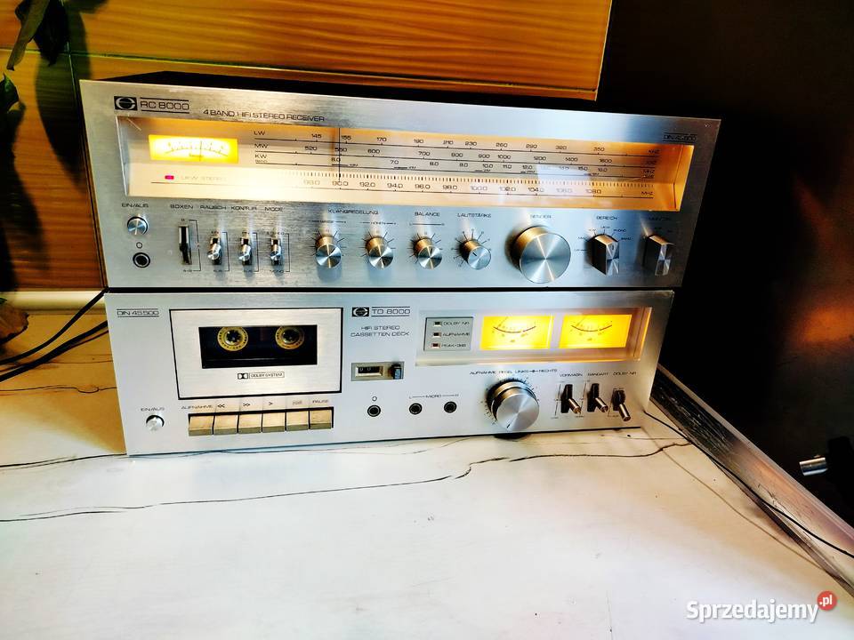 Amplituner Elitte RC 8000 plus Deck TD 8000 mazowieckie