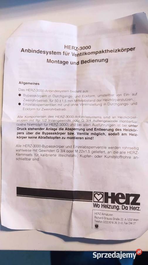 Korpus obejścia HERZ3000 ze stałym obejściem DNR Kalisz