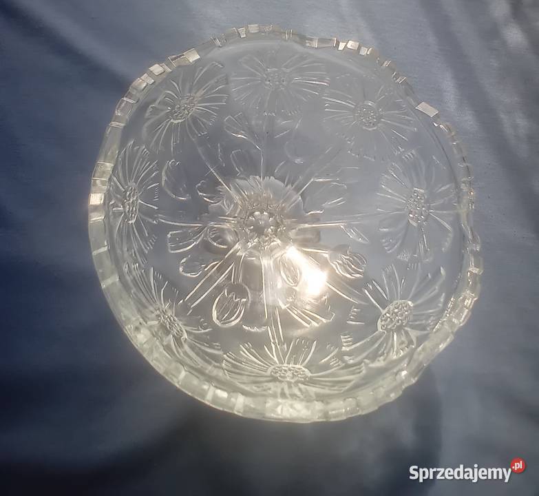 Cukiernica na nóżce Libochovice Sklo Union Koźminek