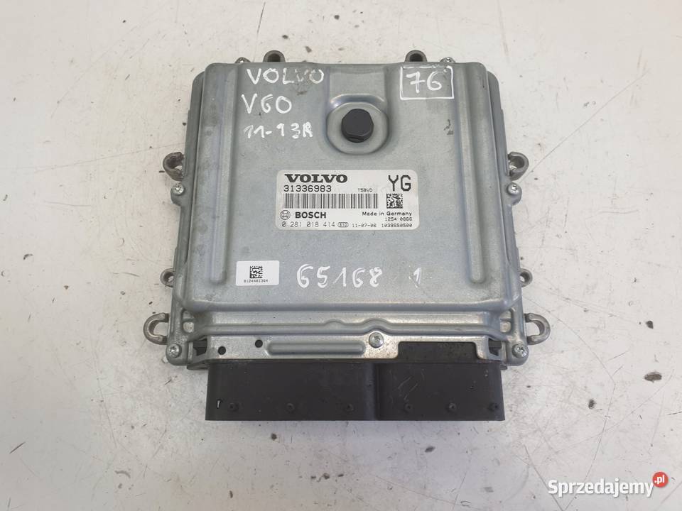 Volvo V60 20 D3 STEROWNIK SILNIKA komputer osobowe Komputery Janów