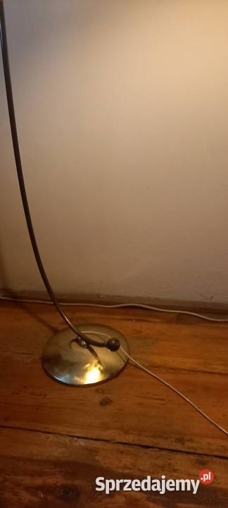 Klasyczna łukowa lampa podłogowa z połowy xx Antyki Skierniewice