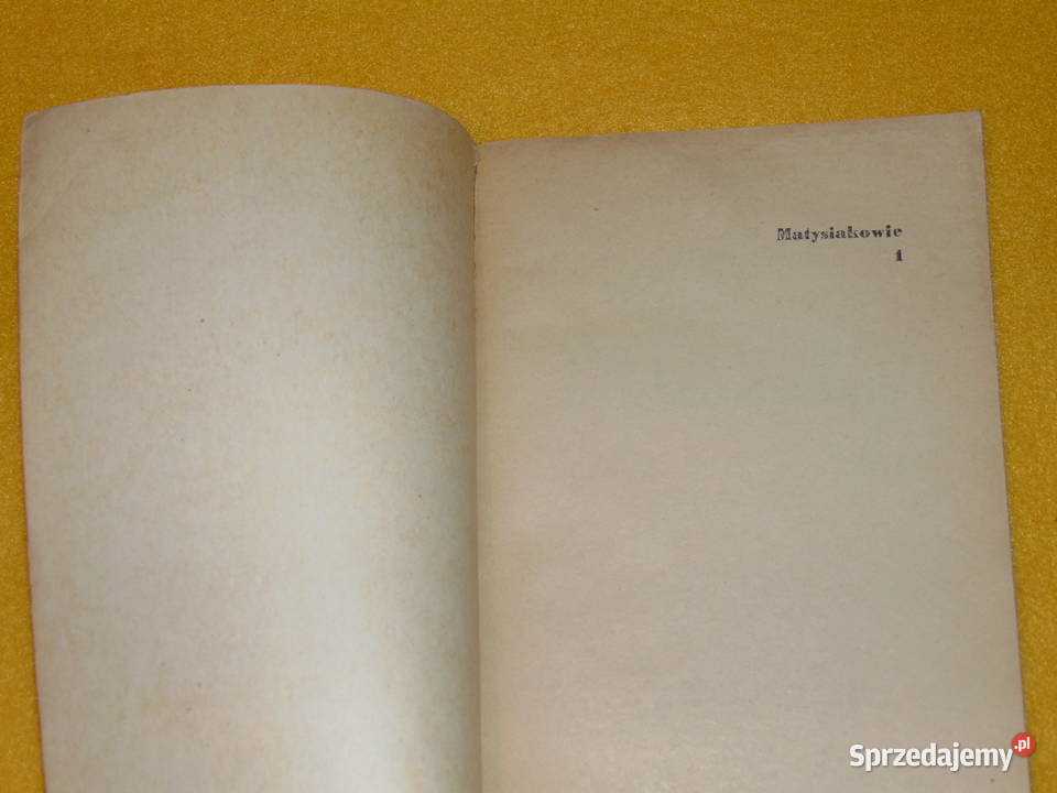 Matysiakowie Tom 1 Powieść radiowa w odcinkach