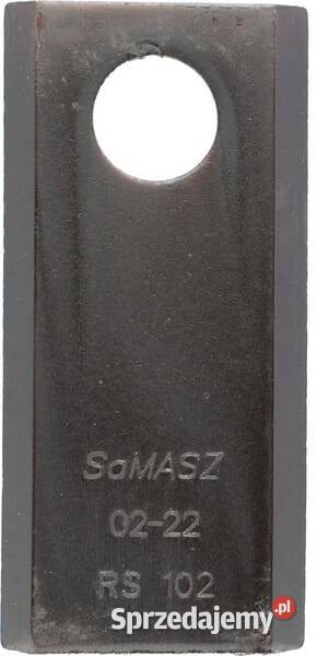 Zestaw noży kosiarki prostych 12 102x46x3 mm małopolskie Kamionna