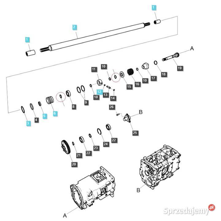 Pierścień segera LS XJ25 LS MT125 LS MT335 Tajęcina