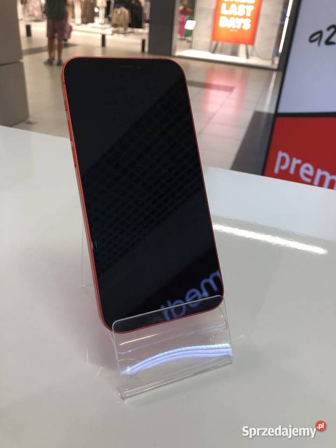 Iphone 12 64GB Czerwony - stan jak nowy - 4TEL Sieradz