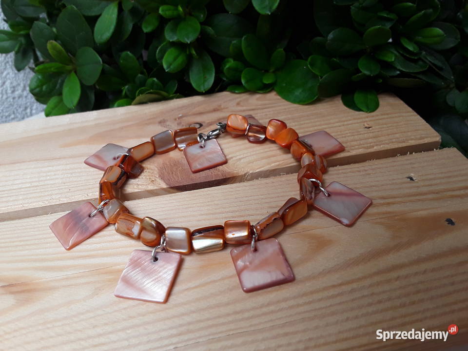 Bransoletka na szerszą rękę z połyskliwych Warszawa