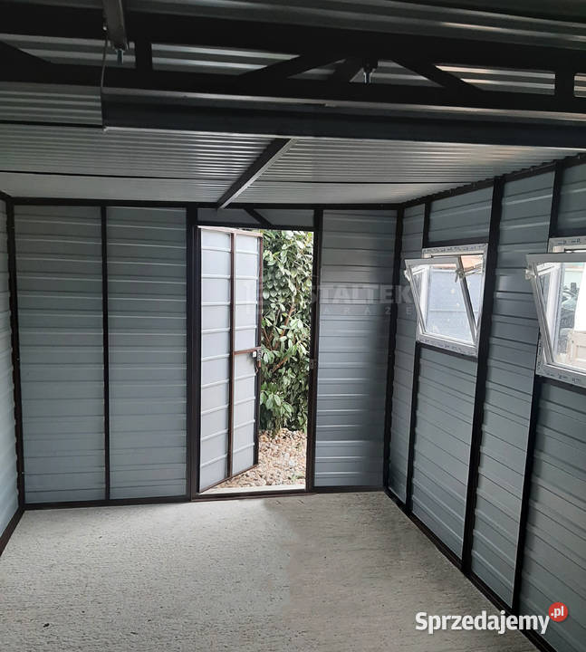 Schowek Domek Ogrodowy 6x3 Brama 2x okno drzwi Lubartów