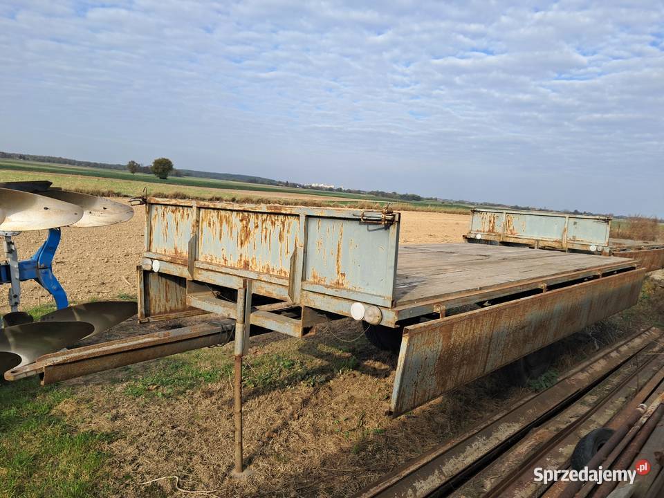 Przyczepa jednoosiowa nieuszkodzony Łęczna