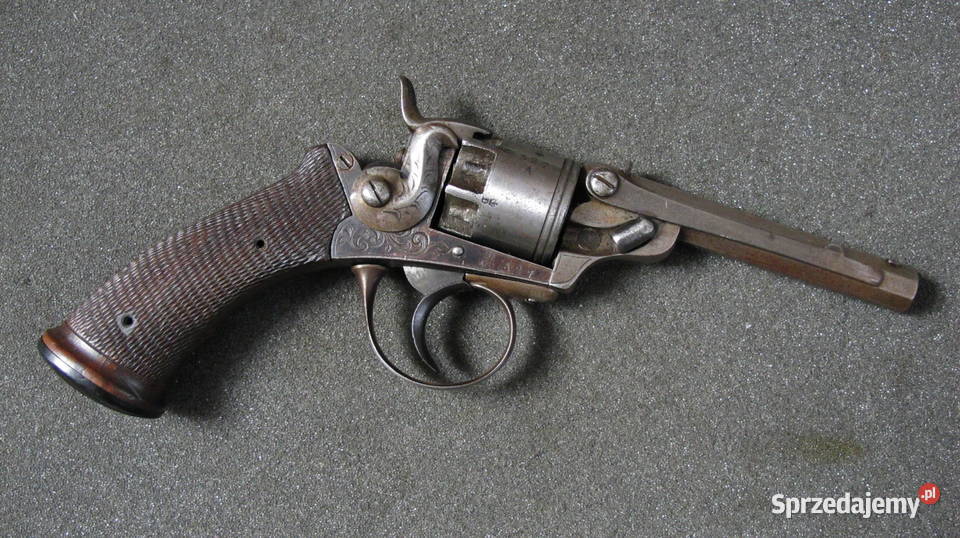 Rewolwer Belgijski unikat orginał XIX wiek Chojnice sprzedam