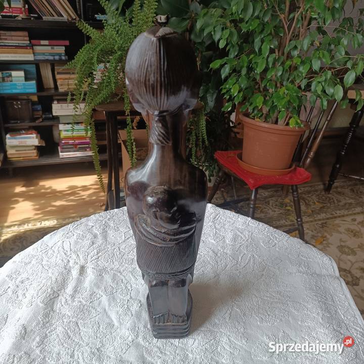 Afrykańska figurka z drzewa hebanowego Katowice