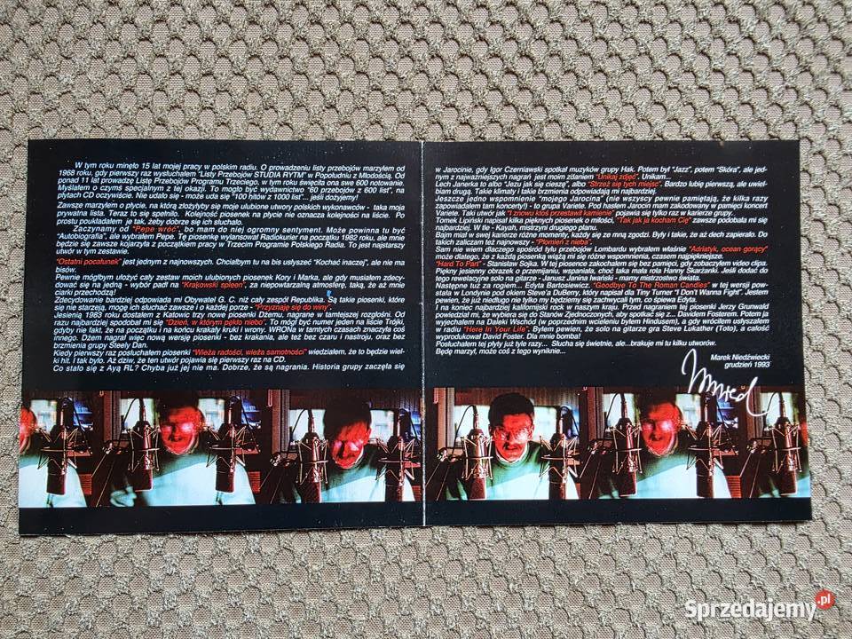 CD Marek Niedźwiecki Moja lista marzeń Kraków