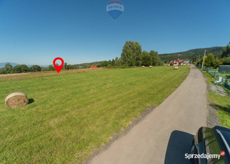 BLACK WEEKS Działka budowlana z widokiem na góry Ślemień