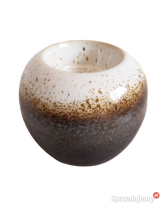 Ceramiczny świecznik kula boho NOWY Kraków