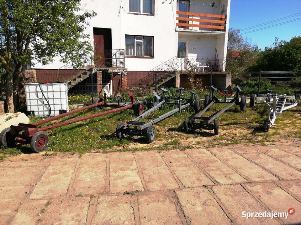 przyczepa podłodziowa slipowa wózek portowy pomorskie Przejazdowo