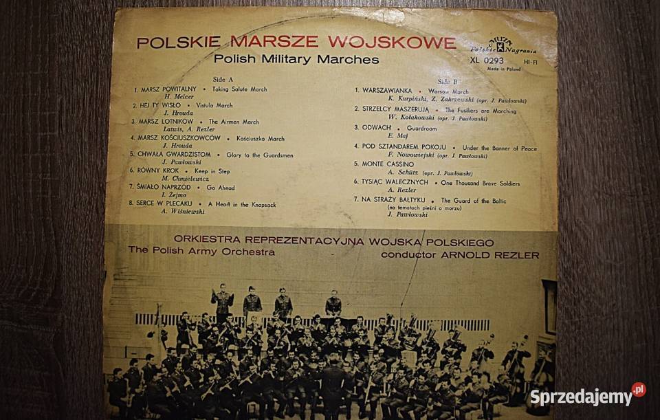 Polskie Marsze Wojskowe Orkiestra płyta winylowa Chełmno