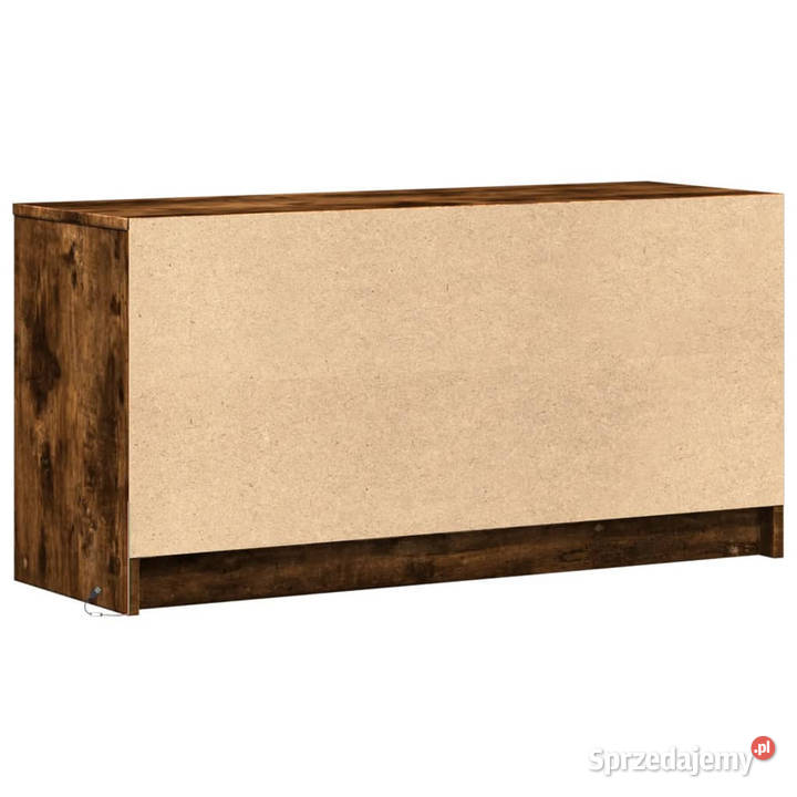 Szafka pod TV z LED przydymiony dąb 100x34x50 mazowieckie