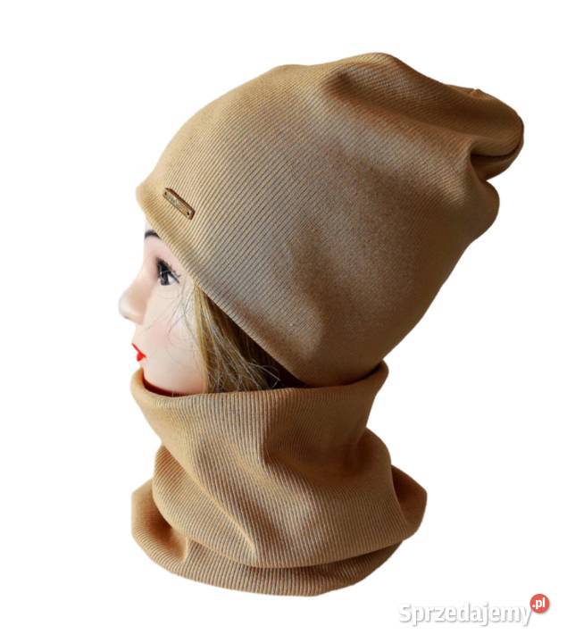 Czapki i kominy różne kolory ozdoby na jesień Poznań