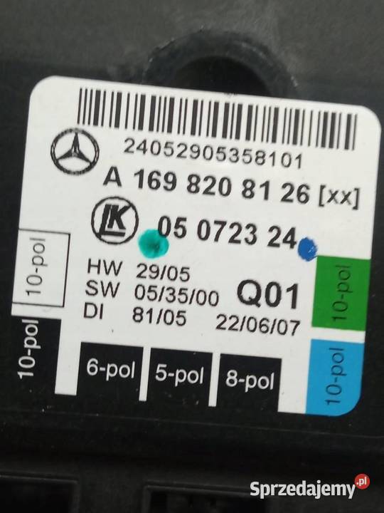 MODUŁ DRZWI LEWY PRZÓD 1698208126 MercedesBenz sprzedam