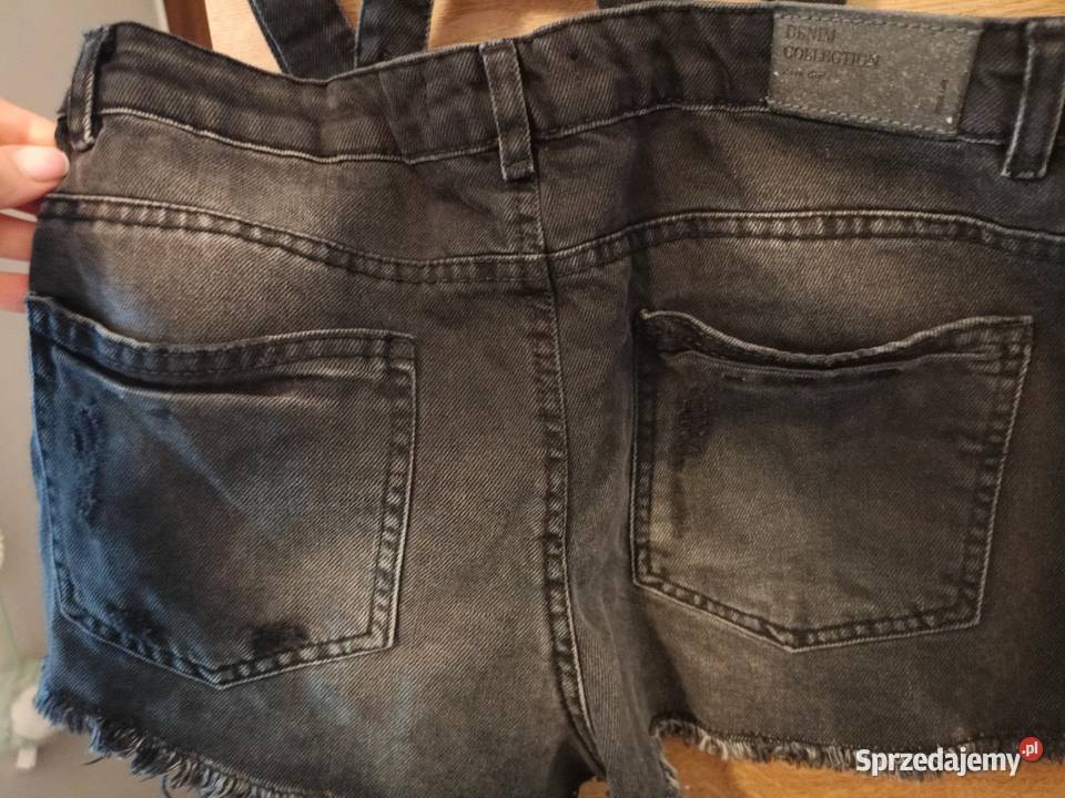 Szorty jeansowe ZARA z szelkami Krótkie sprzedam