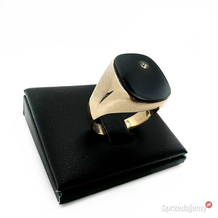 Złoty Sygnet Męski Próby 583 632g Rozmiar 24 Elbląg