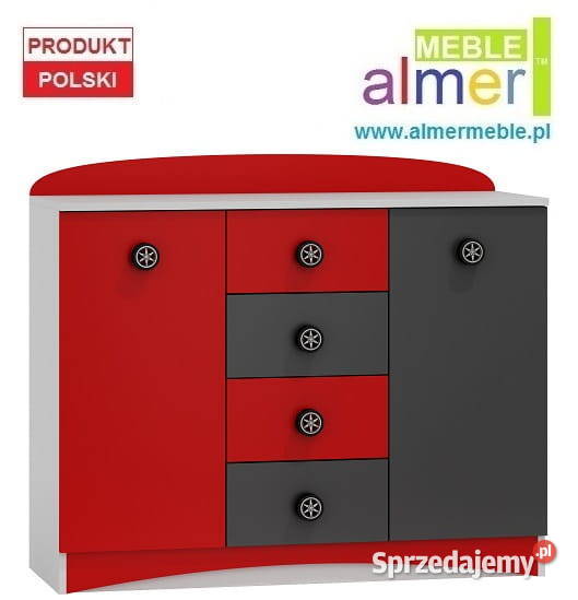 SUPER CAR N12 komoda dziecięca 120x47 w95