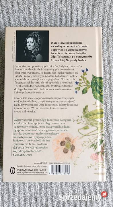 CZUŁY NARRATOR Olga Tokarczuk Rok wydania 2020 dolnośląskie Wrocław