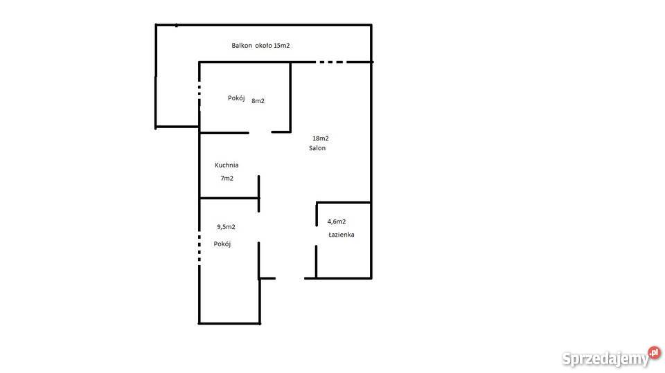 Mieszkanie 48m2 3pokoje Białołęka Rossiniego Warszawa