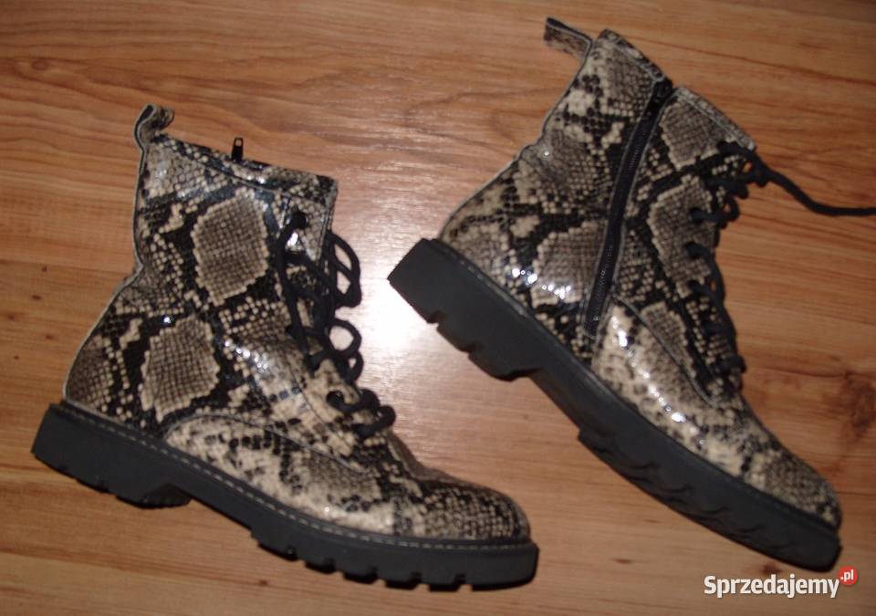 Wężowe kozaczki CATWALK r3723 skóra ekologiczna Rawicz